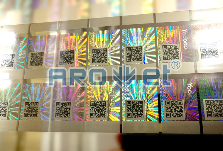 CA88X1双头喷码装备在镭射防伪标签上的应用